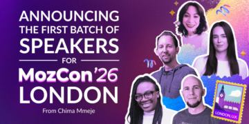 Saying the First Batch of Audio system for Mozcon London 2026