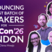 Saying the First Batch of Audio system for Mozcon London 2026