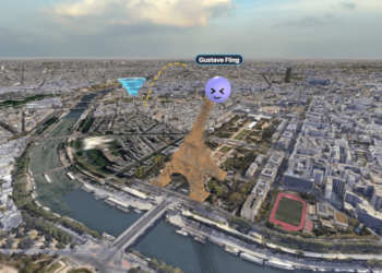 Bend, Intention, Fling: Turning the Eiffel Tower right into a Catapult with Three.js