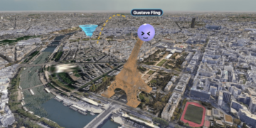 Bend, Intention, Fling: Turning the Eiffel Tower right into a Catapult with Three.js