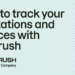 Tips on how to monitor your AI citations and sources with Semrush